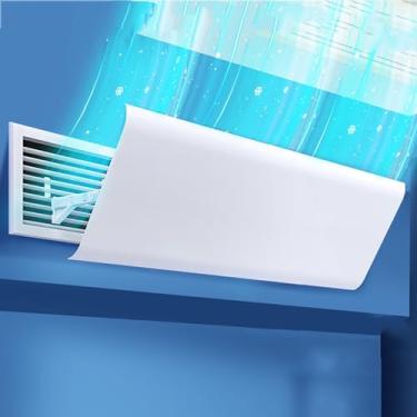 Imagem de Defletor de saída de ar ajustável para registros de teto - controle a direção do vento, perfeito para ar condicionado central, 83 x 20 cm - Melhora o conforto e a eficiência