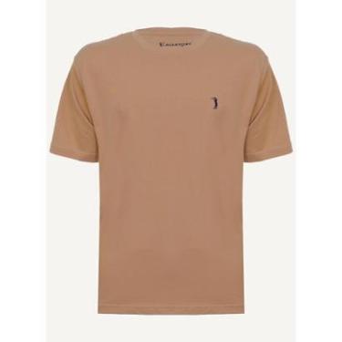 Imagem de Camiseta Aleatory Lisa Bege Escuro-Masculino