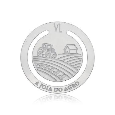 Imagem de Marcador De Páginas Trator Em Aço Inox