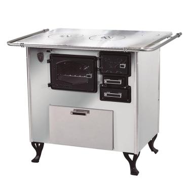 Imagem de Fogão A Lenha C Forninho Esq Inox Fornos Pinhal Alumínio N2