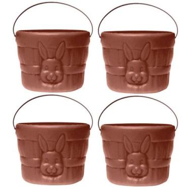 Imagem de Kit 4 Cestas Grande para Kits de Páscoa Coelhinho Chocolate - Master T