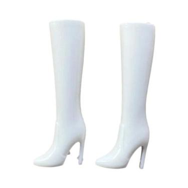 Imagem de Botas De Inverno De Salto Alto De 30cm Para Bonecas De Escala 1/6, Ace