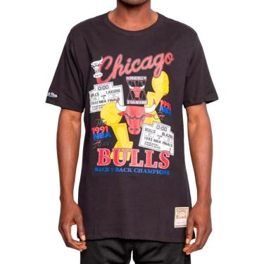 Imagem de Camiseta Mitchell & Ness Masculina Chicago Bulls Chasing Dream