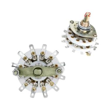 Imagem de Chave Seletora Rotativa Multiposições 2, 3, 4, 5, 6, 7, 8, 9, 10 Posiç