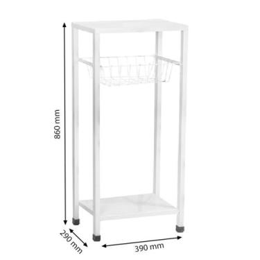 Imagem de Suporte Bebedouro Galão Agua cód. 250 - Wrm Metal, Branco