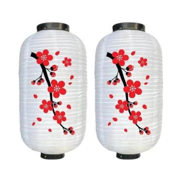 Imagem de Lanterna Japonesa Impermeável De 10 Polegadas Com Estampa Tradicional 