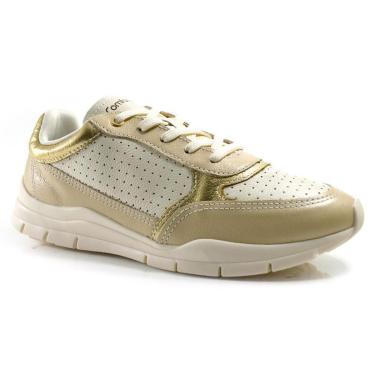 Imagem de Tênis de Couro Feminino Comfortflex 2535303 MET-Feminino