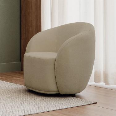 Imagem de Poltrona Nantes com Manta Acrilica Movellu Home