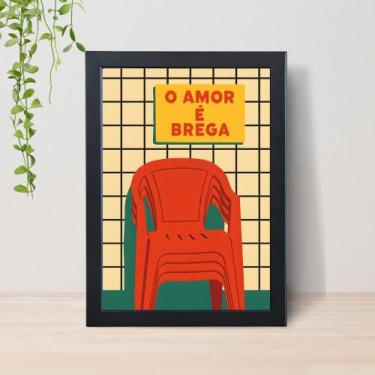 Imagem de Quadro Brasilidades Arte Brasileira A4 C/ Moldura e Vidro 10 Cor: Pret