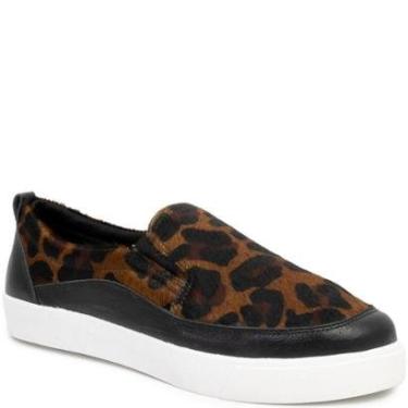 Imagem de Tênis Slip On Animal Print em Couro Sapato Show 2320.0752-Feminino