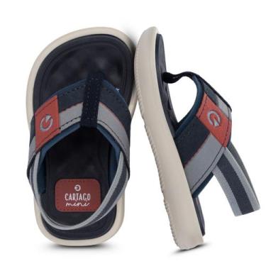 Imagem de Sandália de Menino Chinelo com elástico Cartago 12234 Lindo Cor:12234 