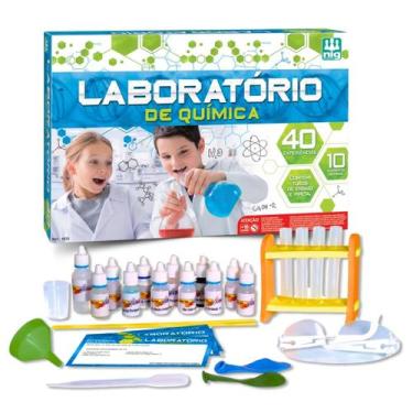 Imagem de Laboratorio De Química Nig - Kit Com 40 Experiências - NIG BRINQUEDOS