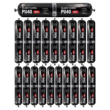 Imagem de Kit 20 Selante Flexível Sache PU 40 Selante de Poliuretano Cola Adesiv
