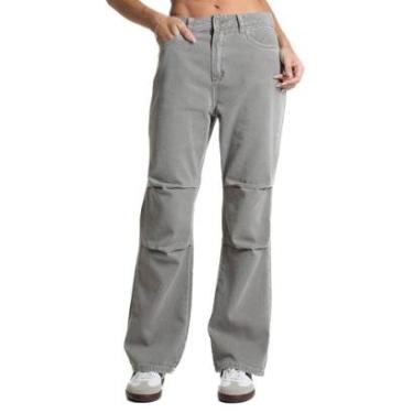 Imagem de Calça Sarja Sawary Reta - 282666 - Verde 44-Feminino