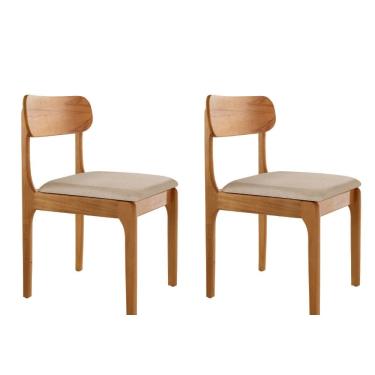 Imagem de Conjunto com 2 Cadeiras de Jantar Star Moderna Mobilia