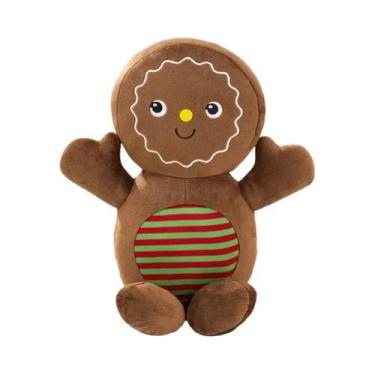 Imagem de Almofada De Pelúcia De Natal Em Formato De Biscoito De Gengibre, Decor