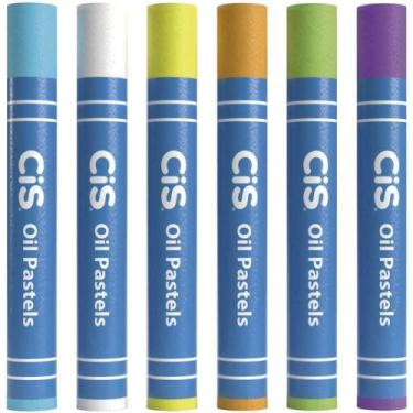Imagem de Giz Pastel Oleoso 12cores - Sertic