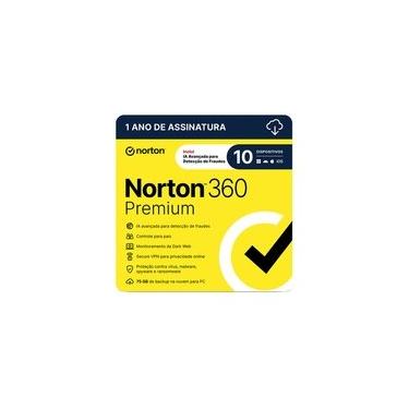 Imagem de Norton 360 Premium 10 Dispositivos, 12 meses, Digital para Download - 21414573