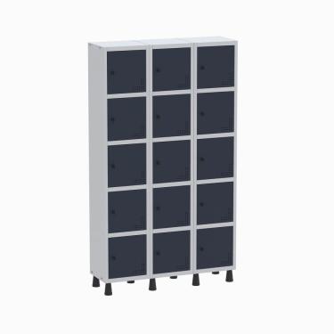 Imagem de Roupeiro Aço Linha Light 15 Portas – GR303/15