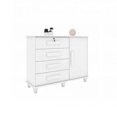 Imagem de Cômoda Sapateira Grécia Branco - RV Móveis