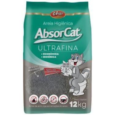 Imagem de Areia higiênica para gatos absorcat ultra fina colosso - 12 kg