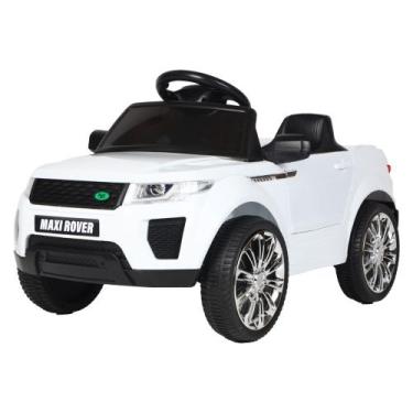 Imagem de Carro Elétrico Infantil Maxi Rover Frente/Re 6v Maxi Toys -, Branco