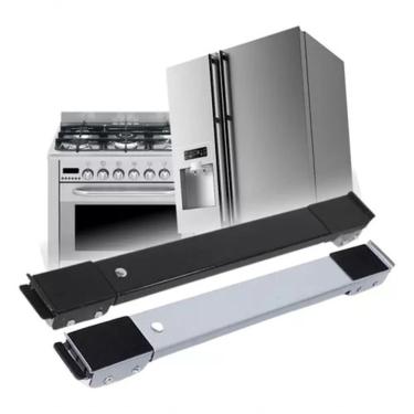 Imagem de Base para Eletrodomésticos Base Móveis para Geladeira, Fogão e Maquina de Lavar Rodinha Ajustável 40CM a 69CM