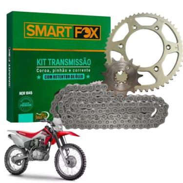 Imagem de Kit Transmissão Relação Com Retentor Honda Crf 230 2003 2004 2005 2006