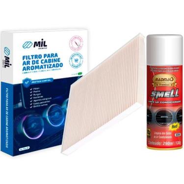Imagem de Kit Filtro De Ar Condicionado Hyundai Hb20, Hb20s, Hb20x 2012/2022 + L