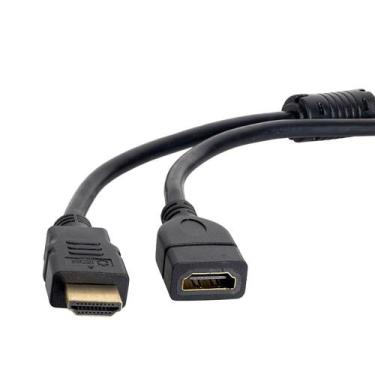 Imagem de Cabo Extensão HDMI 4K 60Hz Macho para Fêmea 2 metros - CIRILO CABOS