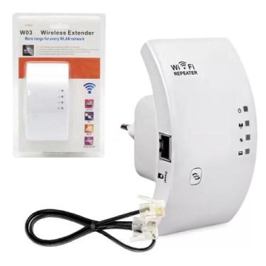 Imagem de Roteador Repetidor Wireless-n Sinal Wifi Repeater - AW-03 - WEM