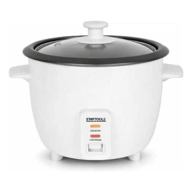 Imagem de Panela De Arroz Elétrica 1,3l 220v Branca Vapor Premium 400w Branco 22