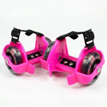 Imagem de Patins roller adaptador p/ tênis luz led infantil ajustável - Marca, R