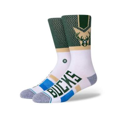 Imagem de Meia NBA Bucks Shortcut 2 Verde A545A20BSC-GRN - Stance, Único