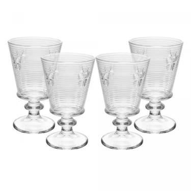 Imagem de Conjunto 4 Taças de Água Lines Butterfly 350ml Vidro - Wolff