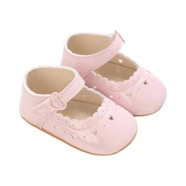 Imagem de Sapatos Elegantes Mary Jane Para Bebês Meninas, Leves, Para Primeiros 