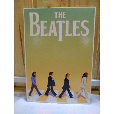 Imagem de Placa decorativa personalizada em mdf tam a4 - IMAGINE ARTES, THE BEAT