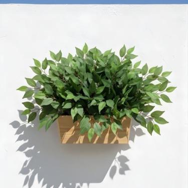 Imagem de 6 Plantas de Fícus folhagem artificial para floristas e paisagistas no