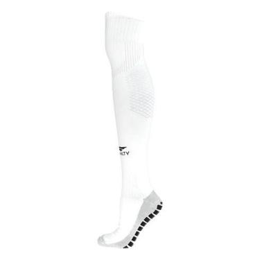 Imagem de Meião Penalty Infantil Fut Grip Max 657 -, Branco, 33/38