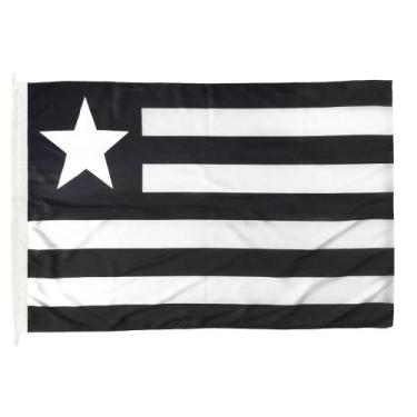 Imagem de Bandeira Oficial do Botafogo 128 x 90 cm - 2 Panos - JC Flamulas