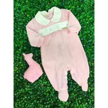Imagem de Macacão Infantil Fem Plush Rosa - BELA FASE, M