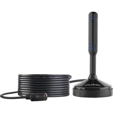 Imagem de Kit antena digital aquario dtv-150 com cabo 5m vhf/uhf/fm/hdtv + ampli