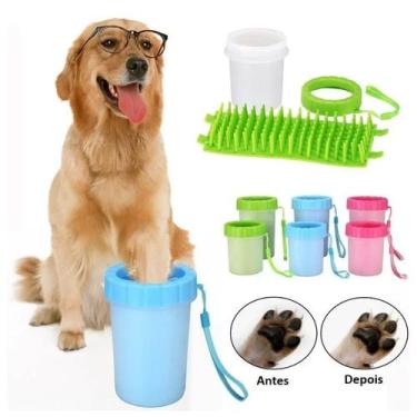 Imagem de Copo Limpador Patas Pet Autolimpante Capacidade 600ml Pratico Higieniz
