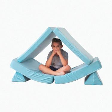 Imagem de Freso Baby Soft Play Sofá De Brincar Modular Montessoriano, Sofá Infantil 4 Peças Para áreas Internas Verde