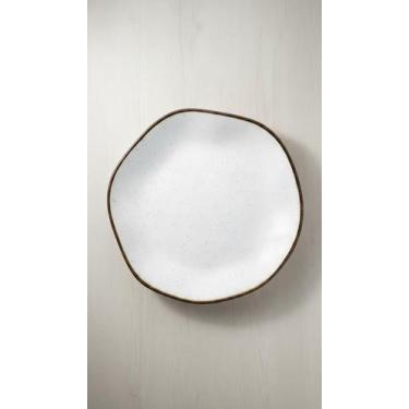 Imagem de Conjunto 6 Pratos Sobremesa Orgânico 21,5cm Porcelana - Congratulation