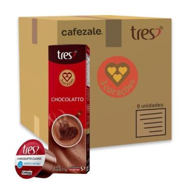 Imagem de 80 Cápsulas Três Corações, Chocolatto, Chocolatto