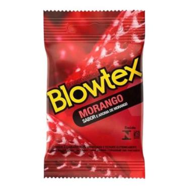 Imagem de Preservativo Blowtex Morango Com 3 Unidades