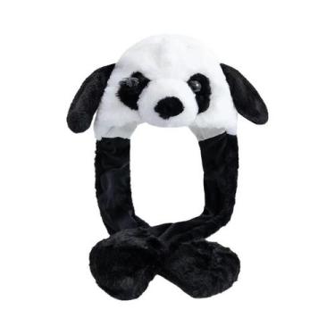 Imagem de Gorro De Pelúcia Unissex Com Orelhas Divertidas Estilo Vaca E Coelho, 