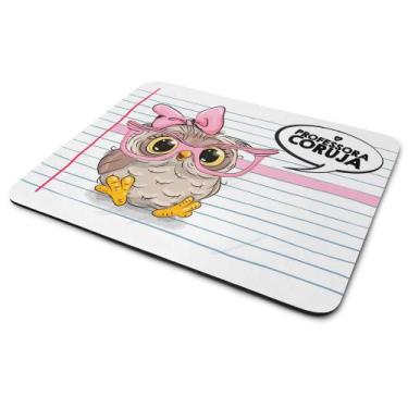 Imagem de Mouse Pad Emborrachado - Professora Coruja - JPS INFO