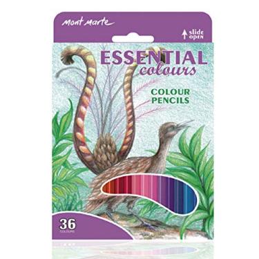 Imagem de Lápis de cor de 36 cores, lápis de desenho artístico profissional, difícil de quebrar o núcleo